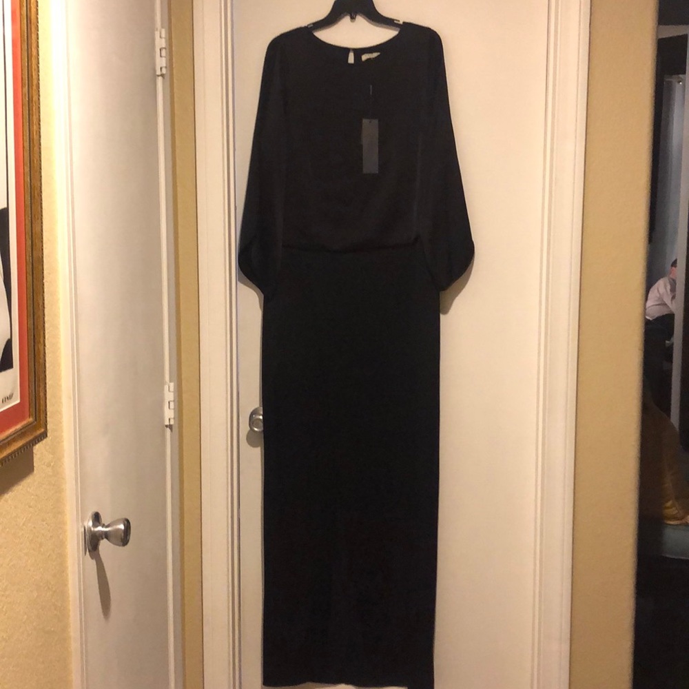 Formal black Halston Heritage gown. New with tags.